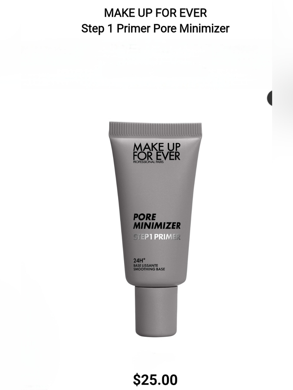 Make Up For Ever Pore Minimizer Primer Travel Size